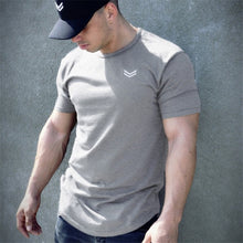 Load image into Gallery viewer, 2019 Summer new Men gyms Fitness t shirt
