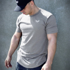 2019 Summer new Men gyms Fitness t shirt