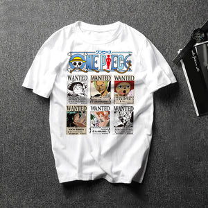 New Japan Anime One Piece Printed Cartoon T Shirt