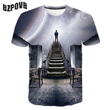 Load image into Gallery viewer, 2019 new marshmallow fashion personality 3D printing T-shirt