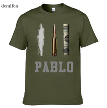 Load image into Gallery viewer, Summer New Brand Clothing T Shirts Men Narcos Pablo Escobar T-shirt