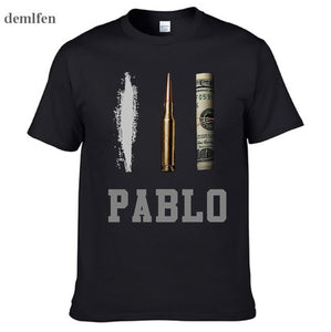 Summer New Brand Clothing T Shirts Men Narcos Pablo Escobar T-shirt