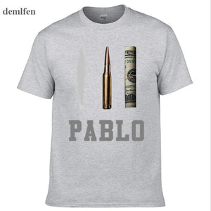 Summer New Brand Clothing T Shirts Men Narcos Pablo Escobar T-shirt