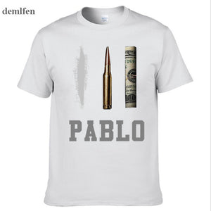Summer New Brand Clothing T Shirts Men Narcos Pablo Escobar T-shirt
