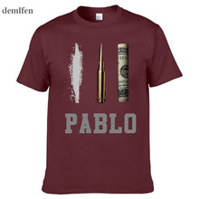 Load image into Gallery viewer, Summer New Brand Clothing T Shirts Men Narcos Pablo Escobar T-shirt