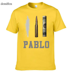 Summer New Brand Clothing T Shirts Men Narcos Pablo Escobar T-shirt